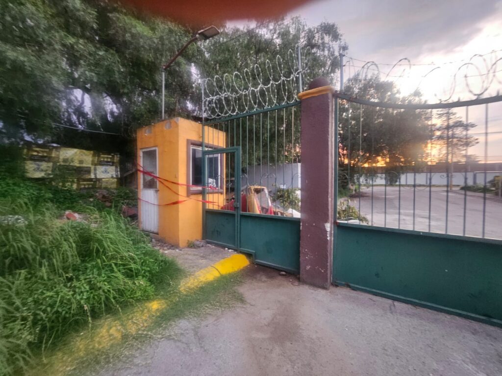 Foto: Caseta abandonada donde apareció el cuerpo de la víctima.