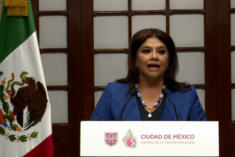 Foto: Conferencia de prensa Clara brugada
