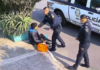 Indignación en Coyoacán: suspenden a policía tras agresión a joven trabajador captada en video Foto: REDES SOCIALES.