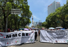 Profesores mexiquenses se suman al plantón de la CNTE en CDMX